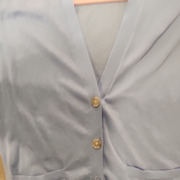 LOFT Sky Blue Women's Cardigan Size Large - Picture 4 of 7